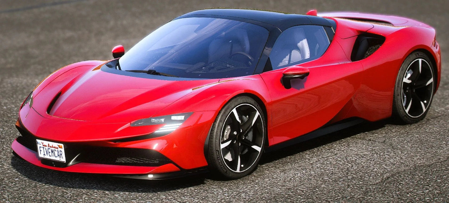 (Unbranded) Ferrari SF90 Spider 2022 (Animated Roof) | Liam Tran