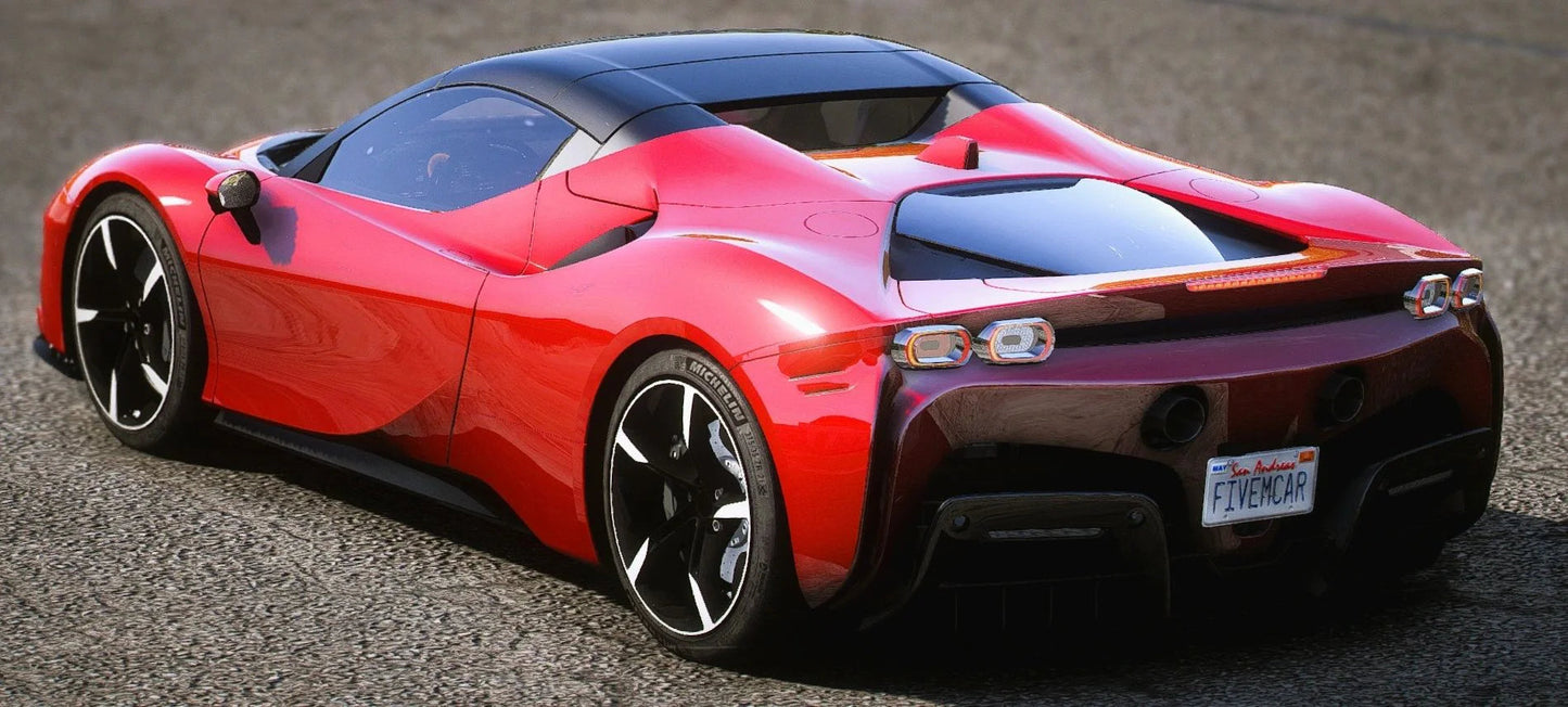 (Unbranded) Ferrari SF90 Spider 2022 (Animated Roof) | Liam Tran