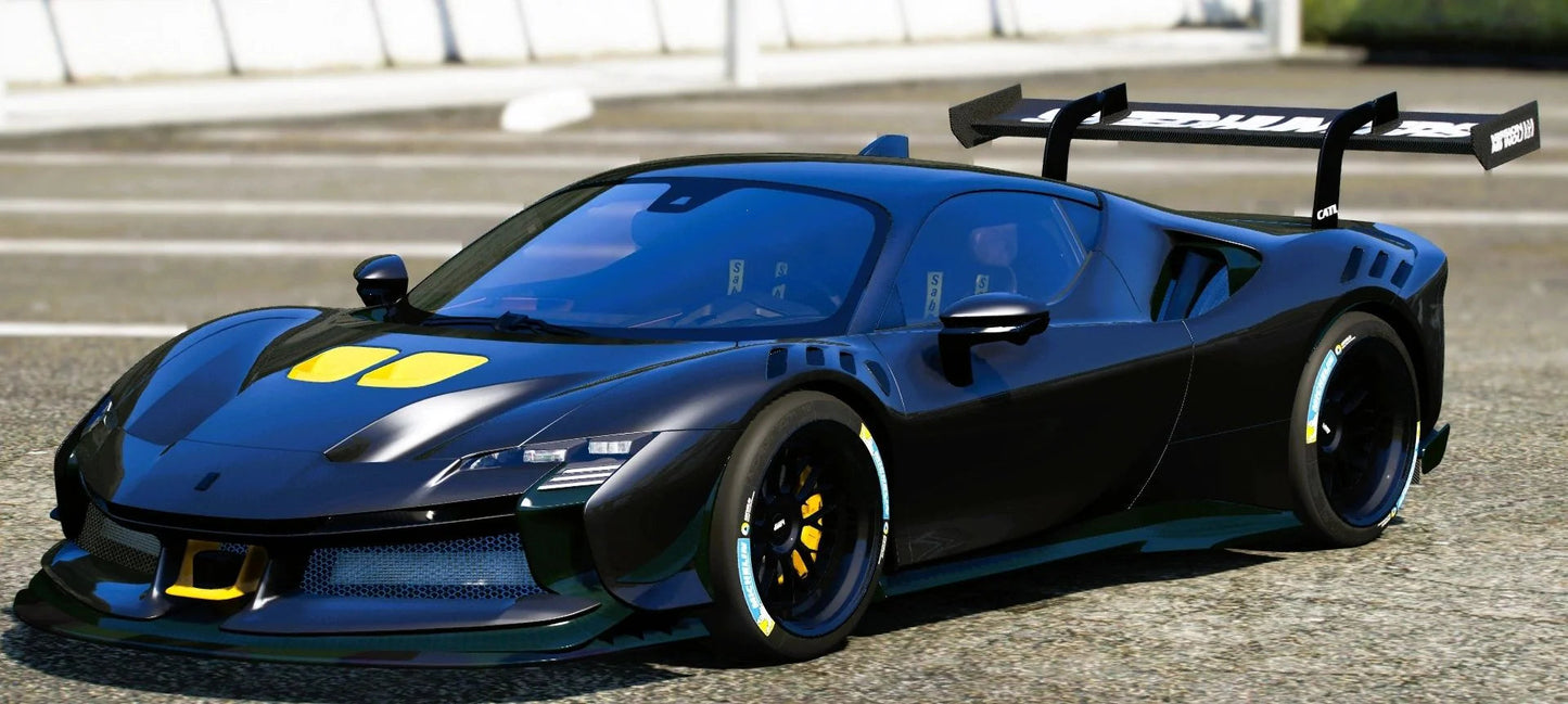 (Unbranded) Ferrari SF90 XX Stradale GTE Concept | D.ICY Customs