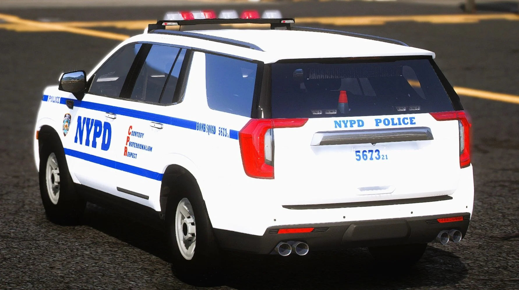 (Unbranded) GMC Yukon XL NY Police 2021 | WMT