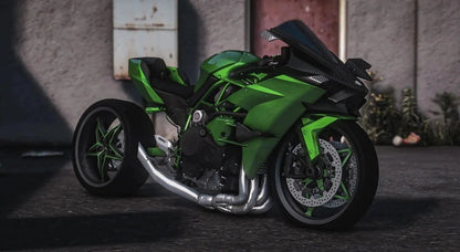 (Unbranded) Kawasaki H2R Drag Bike | Underground Customs