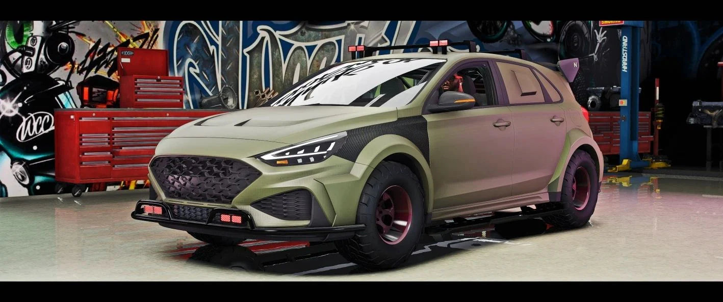 (Unbranded) Hyundai i30n 4x4 (5 Seater) | Indian Modifications