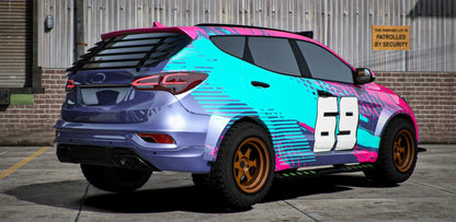 (Unbranded) Hyundai Santa Fe 4x4 (3 Liveries + Animated Sunroof) | Godric