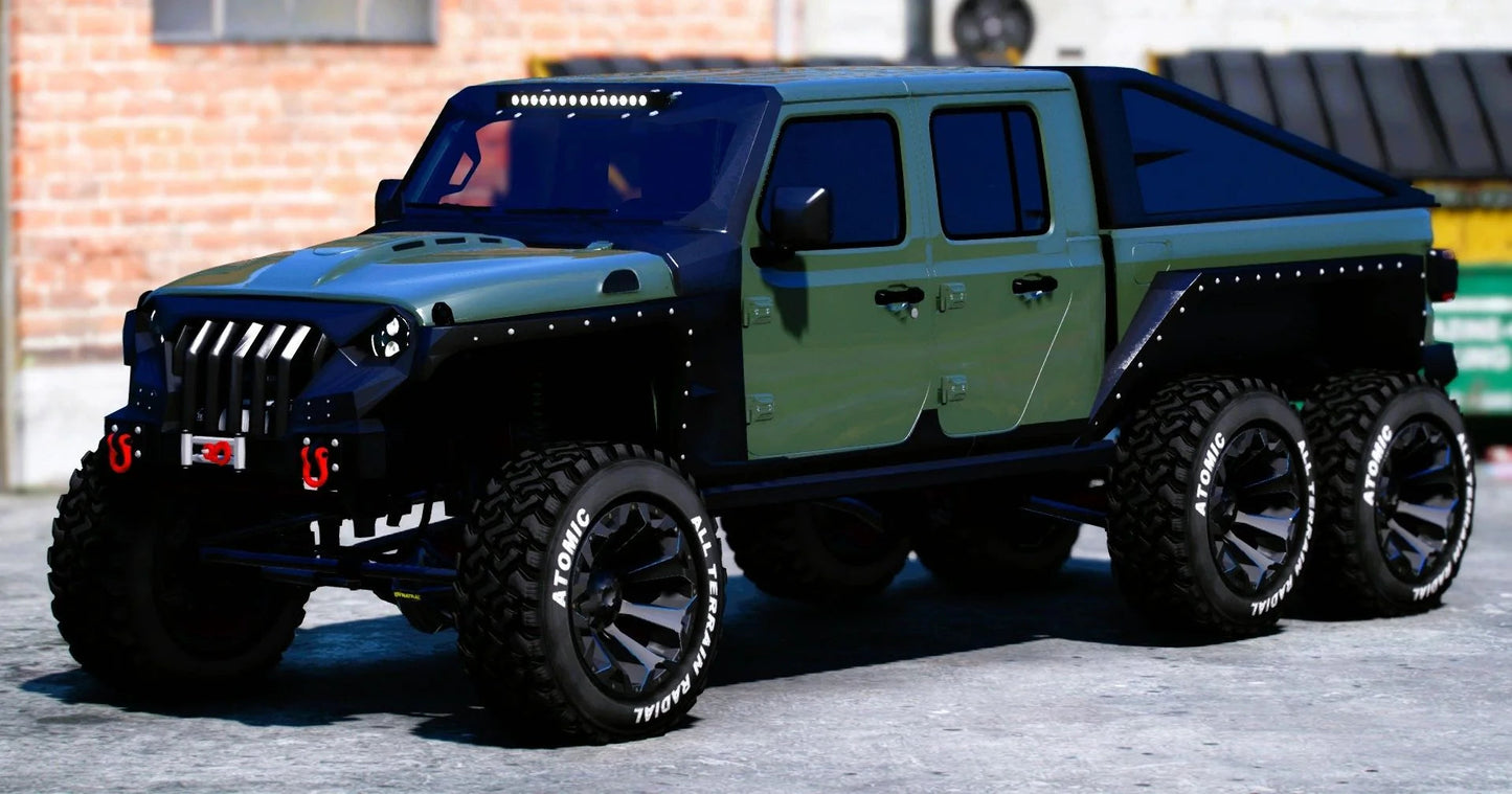 (Unbranded) Jeep Wrangler Aapocalypse 6x6 | Edik Customs