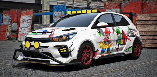(Unbranded) Kia Rio 4x4 (4 Liveries) | Adan