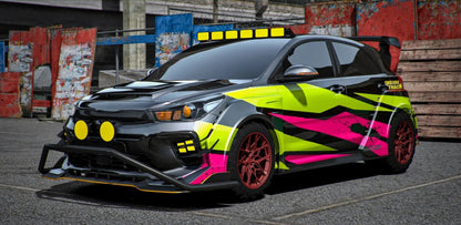 (Unbranded) Kia Rio 4x4 (4 Liveries) | Adan