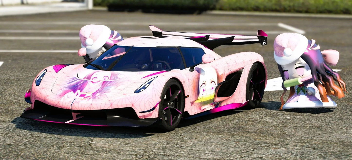 (Unbranded) Koenigsegg Jesko 2020 Nezuko [Dinamic Lights] | Gamer's Cafe