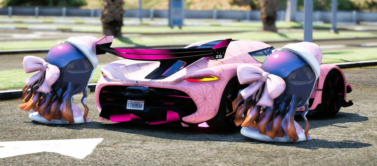 (Unbranded) Koenigsegg Jesko 2020 Nezuko [Dinamic Lights] | Gamer's Cafe
