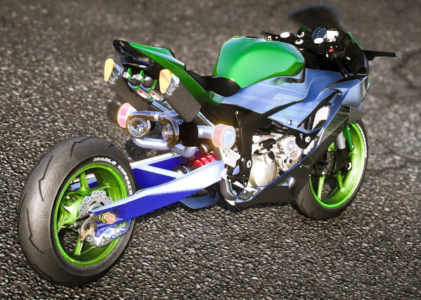 (Unbranded) Kawasaki Ninja ZX6R Twin Turbo | Elite Shifters