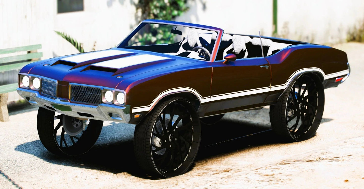 (Unbranded) Oldsmobile Cutlass 1970 on 30s Corvette Swap On Forgiatos | Serge