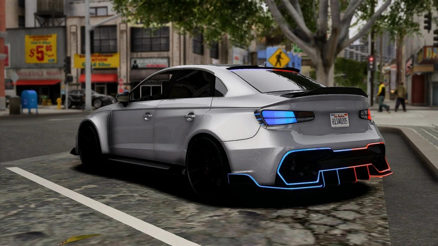 (Lore-Friendly)  Tailgater S Widebody Police Modern Lights | NM