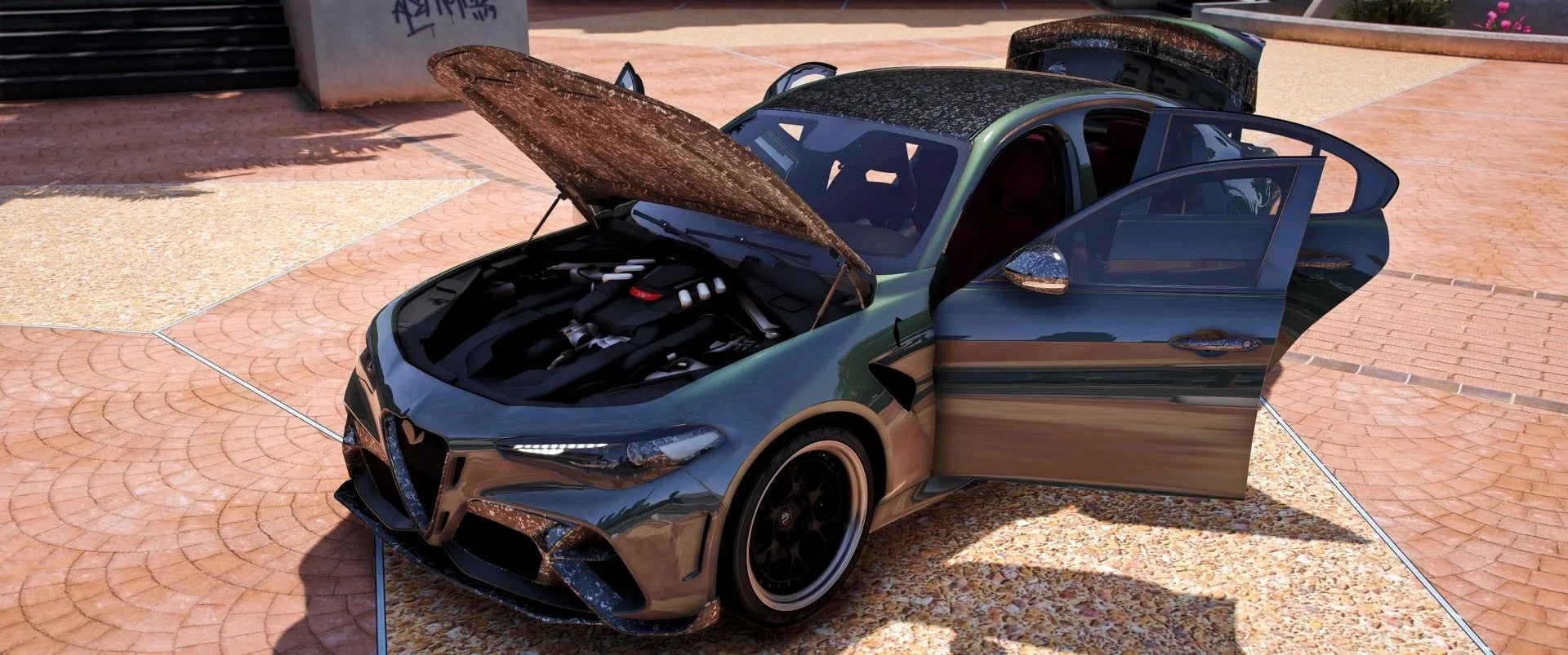 (Unbranded) Alfa Romeo Giulia GTAm [170+ Tuning Parts] | Majestic