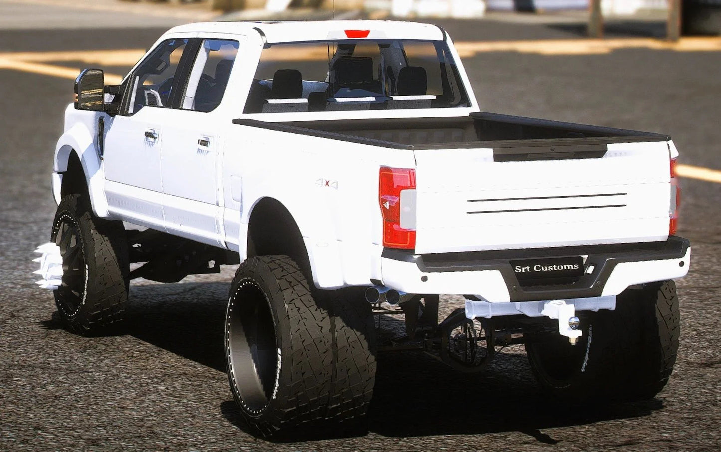 (Unbranded) Lifted Ford F-450 Dually On American Force | Bleed