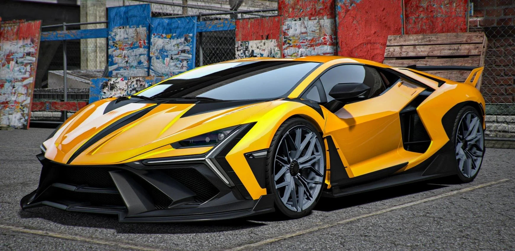 (Unbranded) Lamborghini Revuelto Keyvany | Lemon