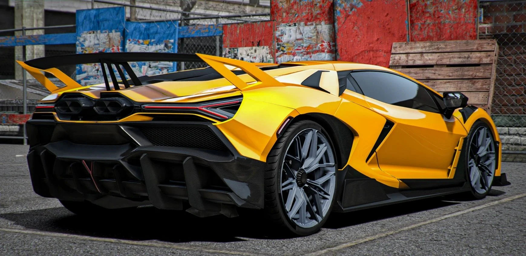 (Unbranded) Lamborghini Revuelto Keyvany | Lemon