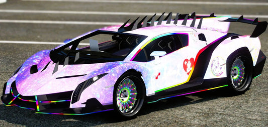 (Unbranded) Lamborghini Veneno [Dinamic RGB Lights] | LeVoice