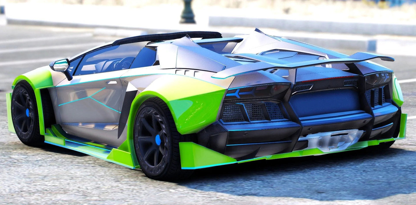 (Unbranded) Lamborghini Aventador Mansory Carbonado WideBody Custom | Dr Custom