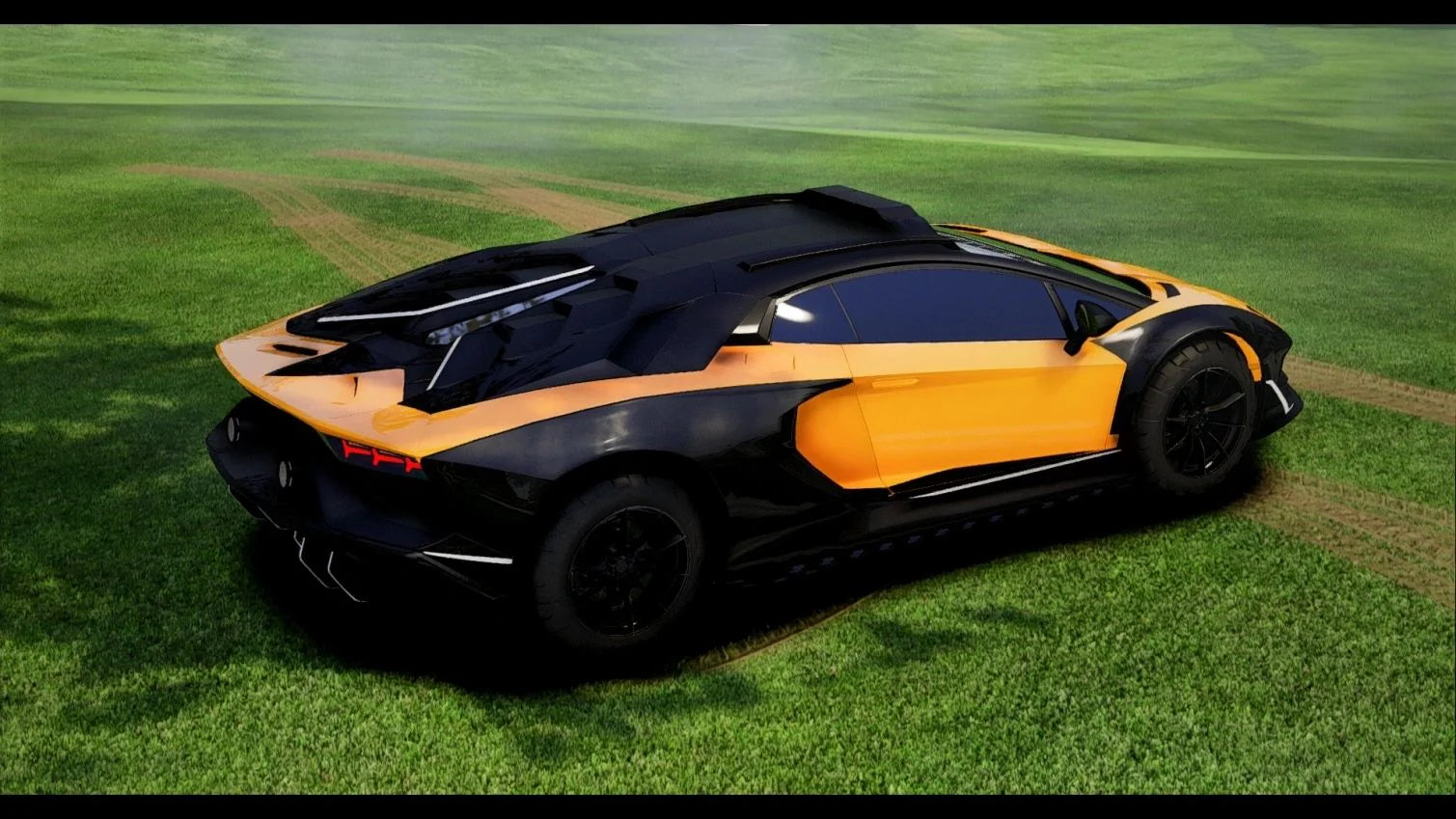 (Unbranded) Lamborghini Aventador SVJ Sterrato Offroad | Lemon
