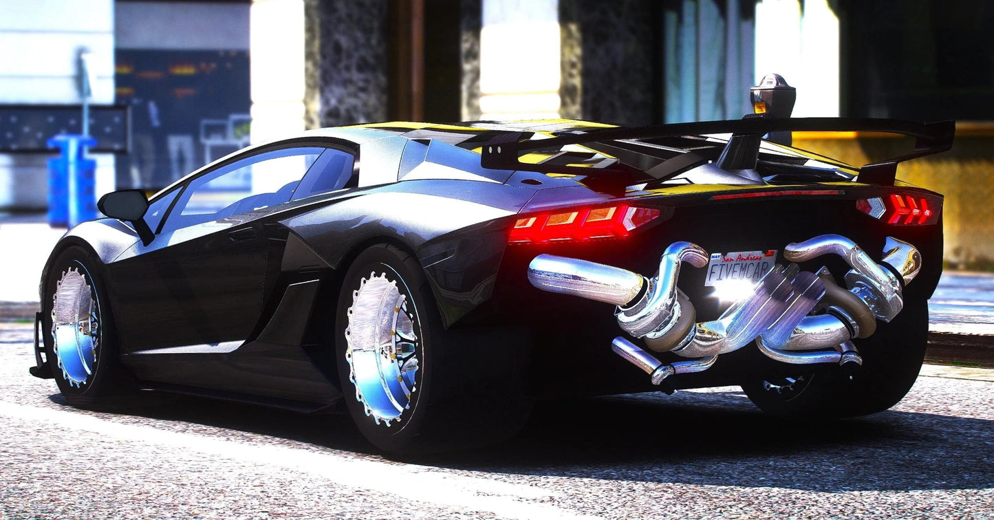 (Unbranded) Lamborghini Aventador SVJ Twin Turbo | Wafflez