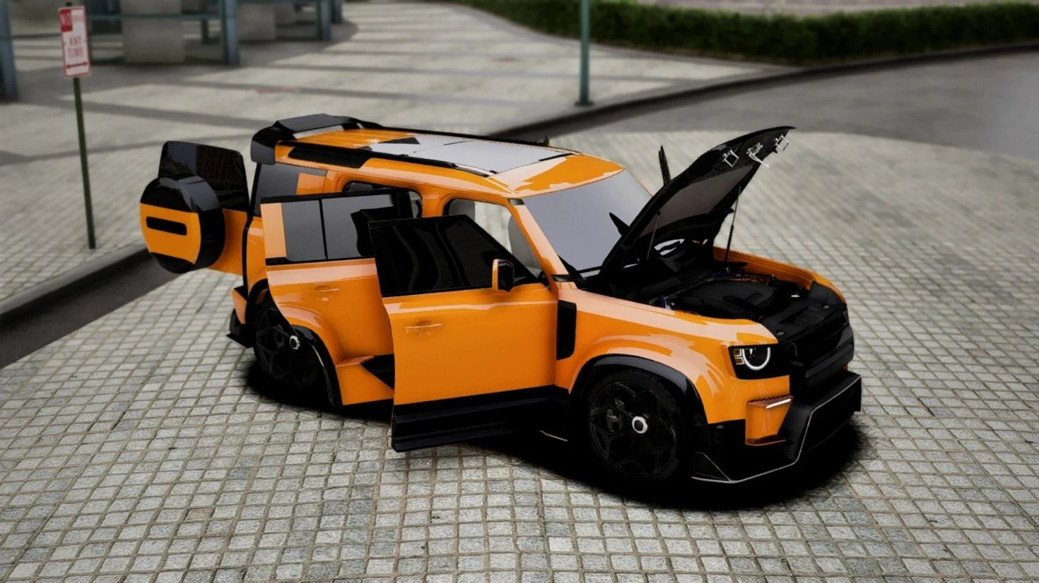 (Unbranded) Land Rover Defender 110 Venuum | Lemon