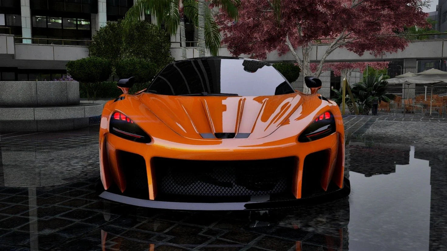 (Unbranded) McLaren 765LT Abflug Twin Turbo [3 Liveries] | Lemon