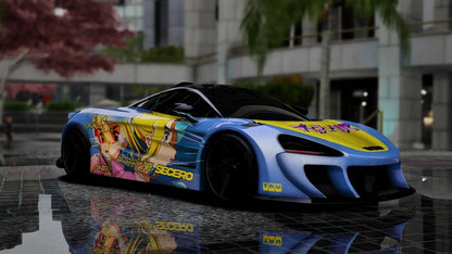 (Unbranded) McLaren 765LT Abflug Twin Turbo [3 Liveries] | Lemon