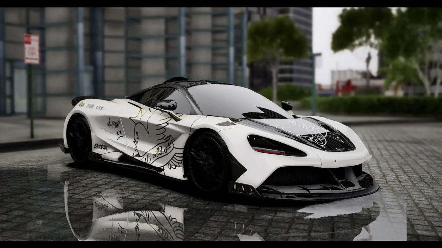 (Unbranded) Mclaren 765LT Keyvany | Exil Customs