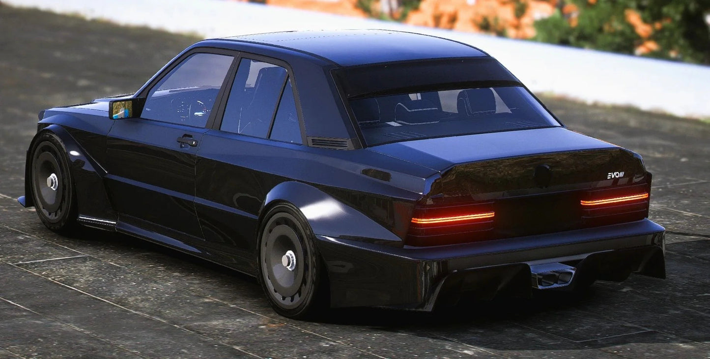 (Unbranded) Mercedes 190e EVO3 (2 Livery) | Nejcs Garage