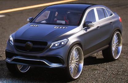 (Unbranded) Mercedes Benz GLE On 34's Forgiato Autonomo-L Wheels | SDG Customs