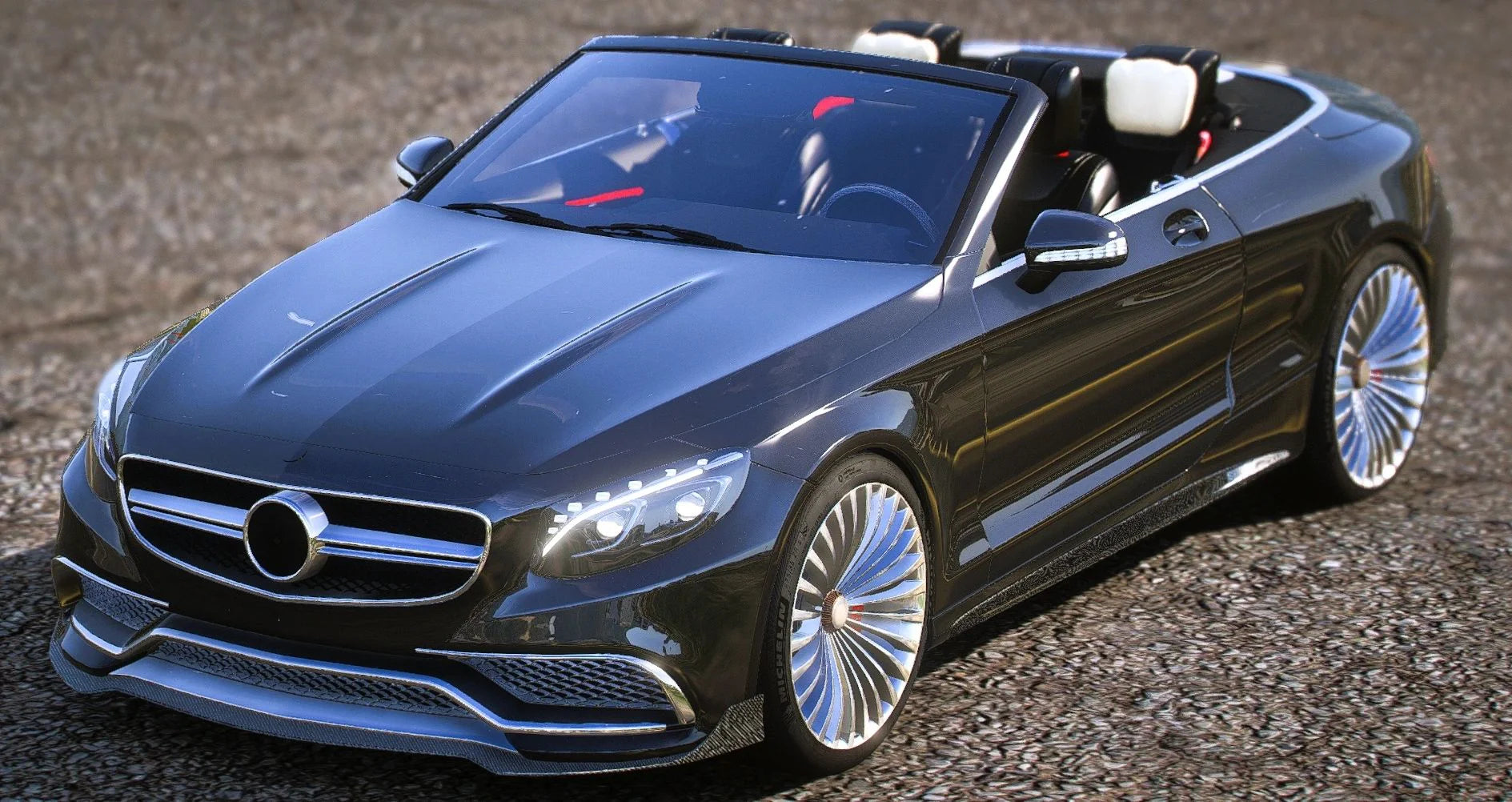 (Unbranded) Mercedes Benz Maybach S650 Cabriolet Brabus | D-ICY Customs