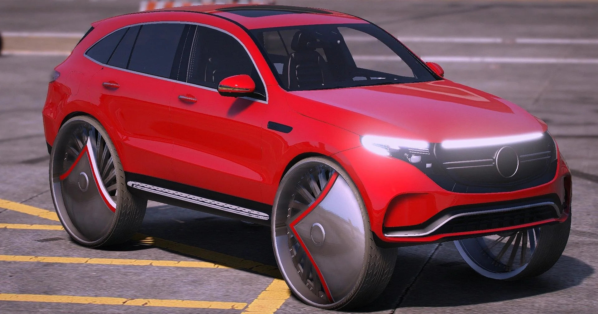 (Unbranded) Mercedes-Benz EQC400 Donk | CVG Customs