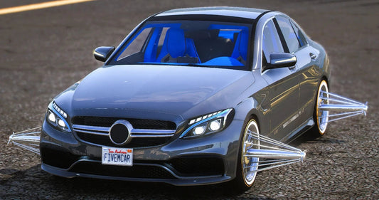 (Unbranded) Mercedes C63 on Swangas | DDC Cars