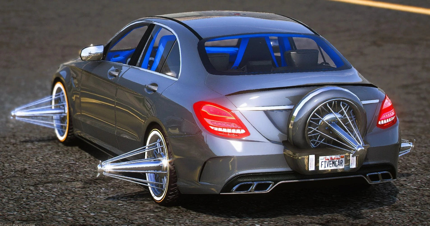 (Unbranded) Mercedes C63 on Swangas | DDC Cars
