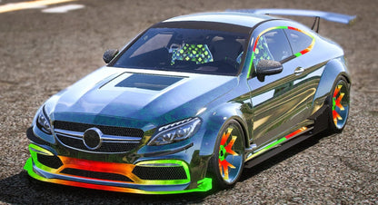 (Unbranded) Mercedes C63s Weed Edition | Bre Customs