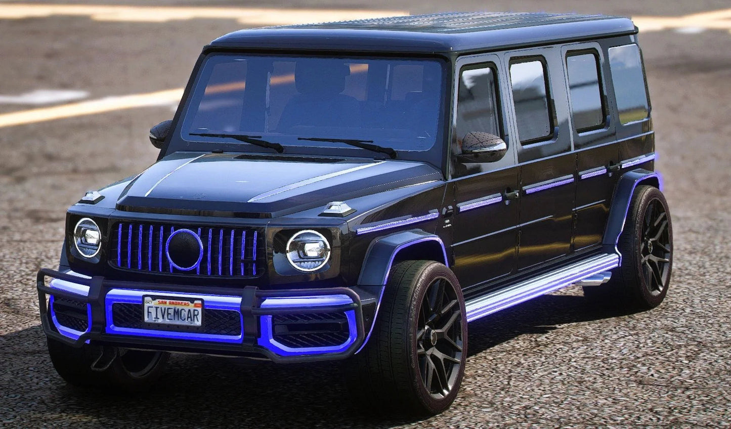 (Unbranded) Mercedes G-Wagon Limousine 10 Seater Animated Lights (Armored ) | IRASHI