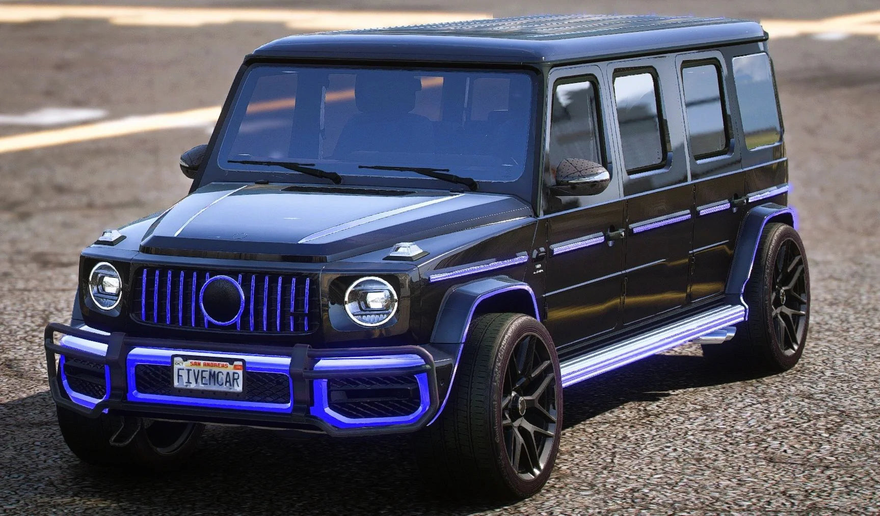 (Unbranded) Mercedes G-Wagon Limousine 10 Seater Animated Lights (Armored ) | IRASHI