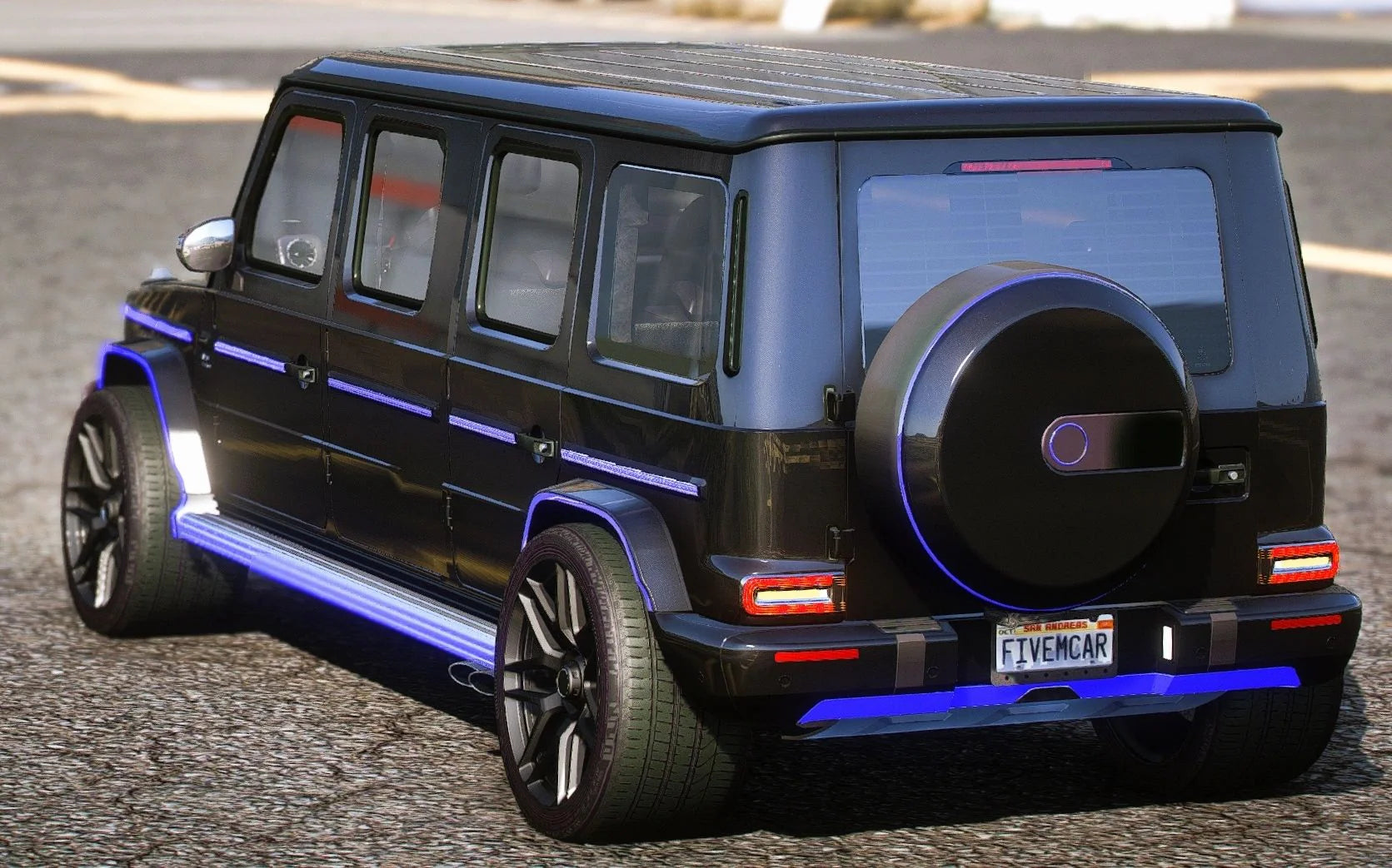 (Unbranded) Mercedes G-Wagon Limousine 10 Seater Animated Lights (Armored ) | IRASHI