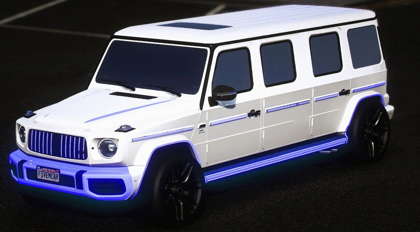(Unbranded) Mercedes G-Wagon Limousine 10 Seater Animated Lights I IRASHI