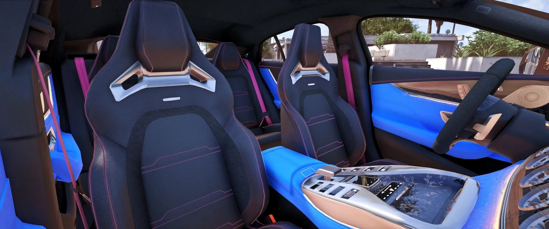 (Unbranded) Mercedes GT63S [Animation Roof] [210+ Tunings Part + 10 Liveries] | Majestic
