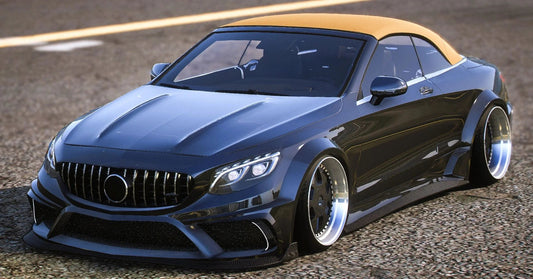 (Unbranded) Mercedes S63 Cabrio Custom [Animated Roof] | Macs Custom
