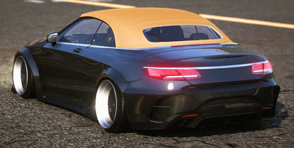 (Unbranded) Mercedes S63 Cabrio Custom [Animated Roof] | Macs Custom