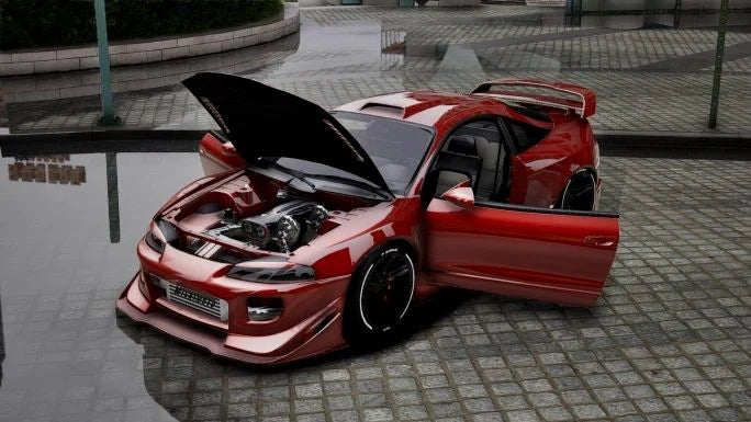 (Unbranded) Mitsubishi Eclipse Twin Turbo Race Edition | Tora