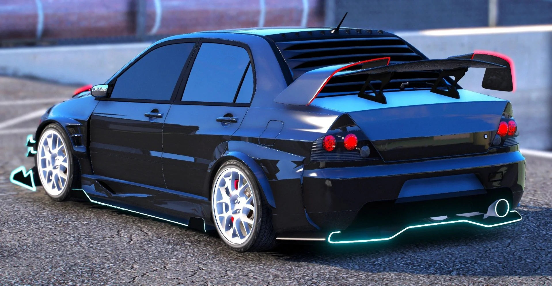 (Unbranded) Mitsubishi Evo Lancer 9 x SS Kit | Hayes