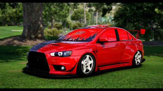 (Unbranded) Mitsubishi Evo X Widebody Livery Custom | South Coast Customs
