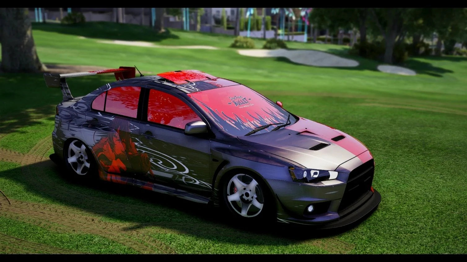 (Unbranded) Mitsubishi Evo X Widebody Livery Custom | South Coast Customs