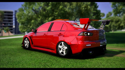 (Unbranded) Mitsubishi Evo X Widebody Livery Custom | South Coast Customs