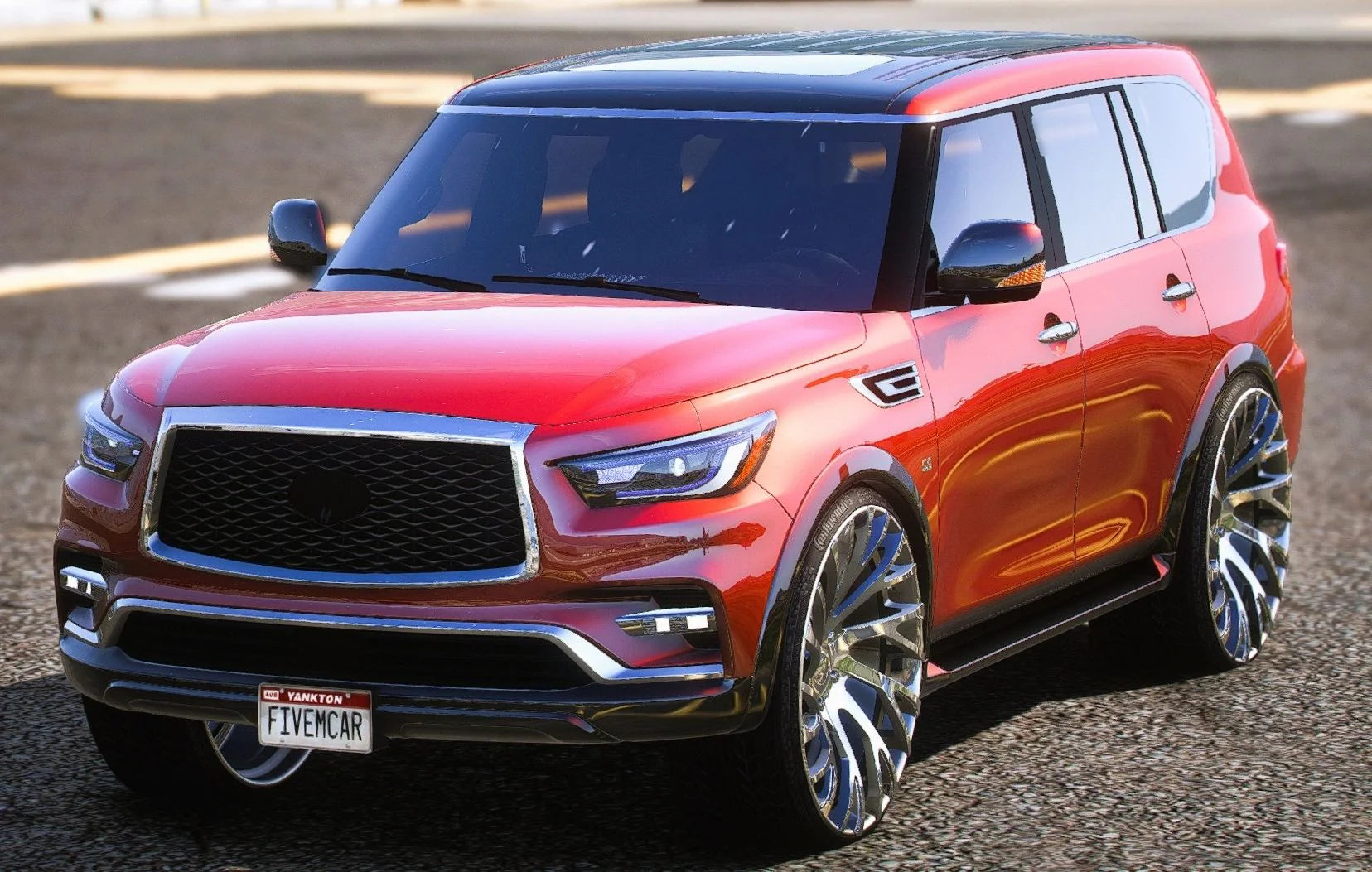 (Unbranded) Infiniti QX80 Donk | Heat