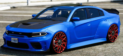 (Unbranded) Unmarked PD Dodge Charger Ghoul V2 on Blocca Forgiatos | 4K Customs