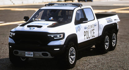 (Unbranded) [Non ELS] 2022 Police Dodge Ram 1500 TRX 6x6 Warlord | DL Cars