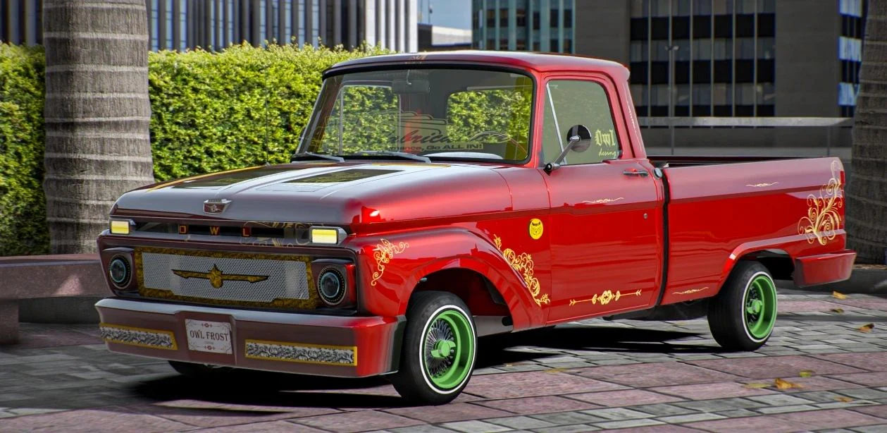 (Unbranded) Ford F100 Lowrider | Owl Frost